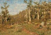 Frederick Mccubbin Hillside Macedon painting